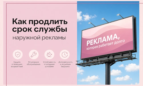 Как продлить срок службы наружной рекламы в Удомле