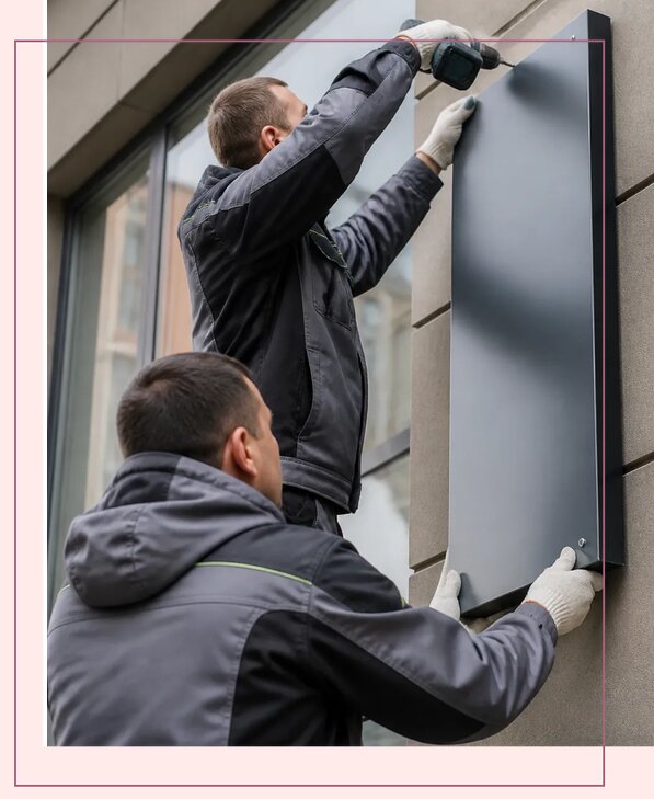 Изготовление и монтаж плоских вывесок для бизнеса в Удомле