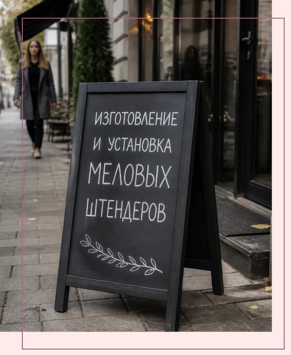 Меловые штендеры в Удомле по цене от 6753 р. | Аванза-Дмл